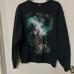 Tony Hawk Skater Black Space Sweatshirt Sz M